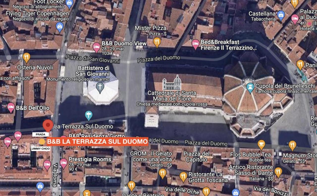 B&B La Terrazza Sul Duomo Florencia Exterior foto